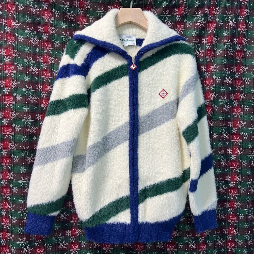 Casablancafurry Zip-Up Jumper